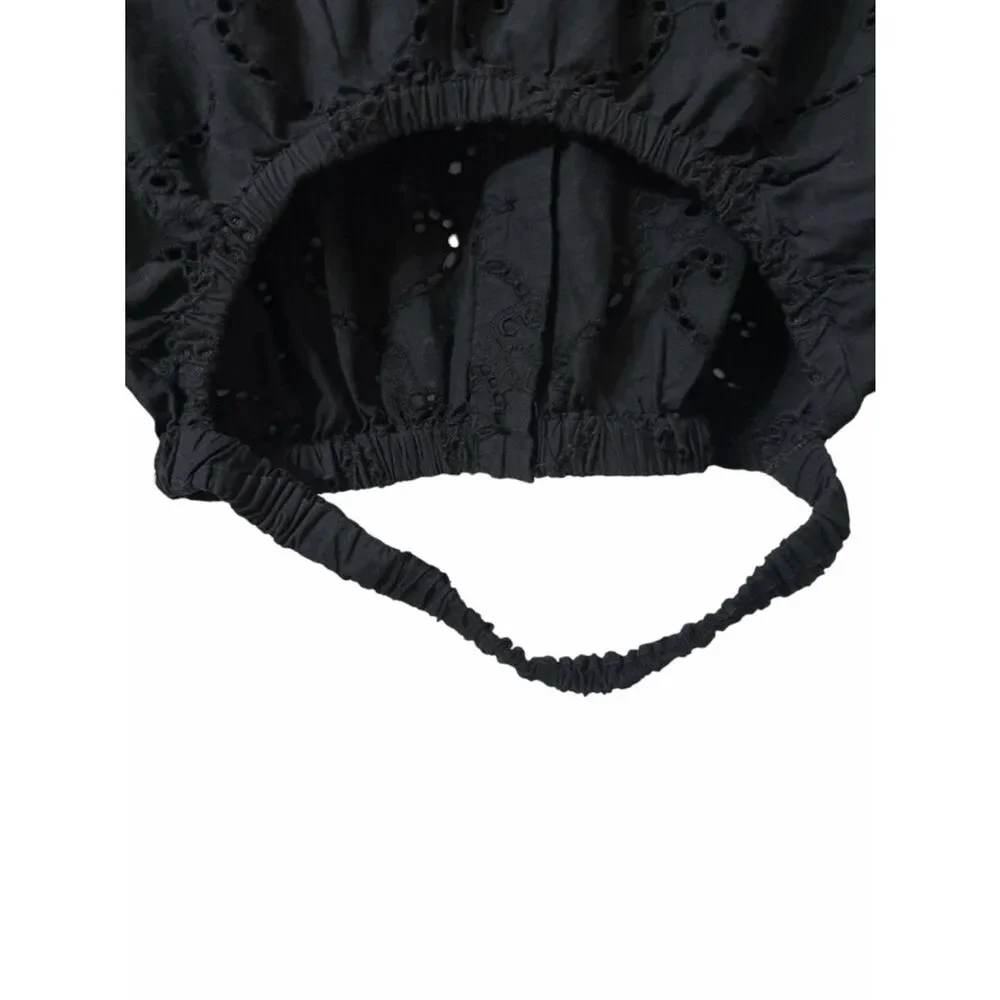 Zara black embroidery